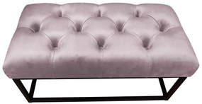 Ławka CHESTERFIELD LOFT MG55 pufa podnóżek metal