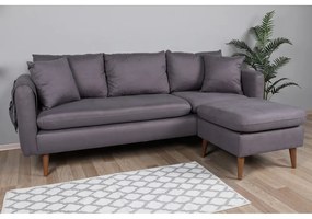 Szara sofa 215 cm Sofia – Balcab Home