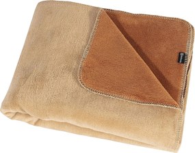 Koc Cosy Home 150x200cm Cognac&amp;Beige