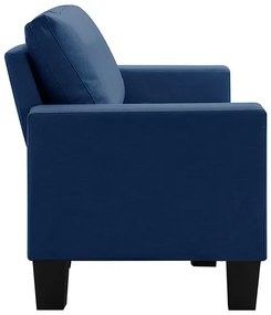 Trzyosobowa niebieska sofa z podłokietnikami - Lurra 3Q