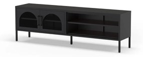 Czarna szafka pod TV 160x50 cm Diora – Marckeric