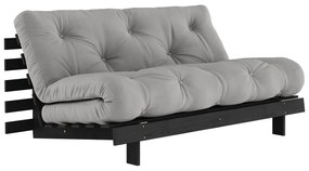 Szara rozkładana sofa 160 cm Roots Black Night – Karup Design