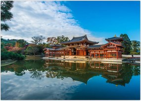 Obraz - Świątynia Byodo-in, Japonia (70x50 cm)