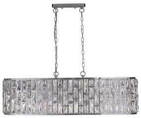 Searchlight 65818-8CC - Żyrandol na łańcuchu BIJOU 8xE14/40W/230V