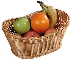 Kesper 17822 Koszyk na pieczywo i owoce, brązowy,28 x 21 x 13 cm