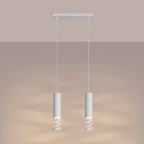 Lampa wisząca LAMI 2 biała SOLLUX  LIGHTING