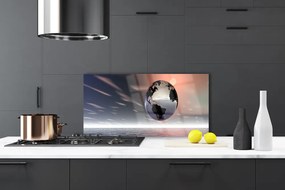 Panel Szklany do Kuchni Artystyczna Wizja Planety Ziemia