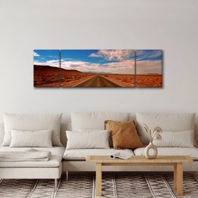 Obraz długiej drogi (170x50 cm)