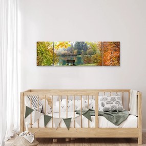 Obraz stawu (170x50 cm)