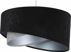 Lampa wisząca SHAPELESS czarna/szara/srebrna