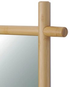 Lustro ścienne B027 NAT, bambus