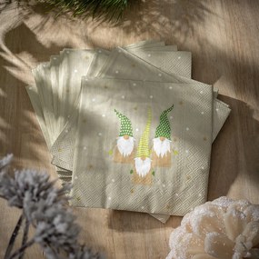 Serwetki świąteczne Gnomes 20 szt.