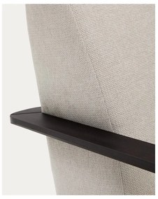 Beżowokremowy fotel z tkaniny szenilowej Meghan – Kave Home