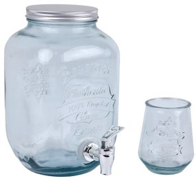 Zestaw słoja na lemoniadę i 4 szklanek Juego – Ego Dekor