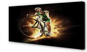 Obraz drukowany na płótnie Minimalistyczny Wizerunek Roweru