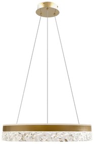 Złota lampa wisząca w stylu glamour - 3X M099 P8-M98