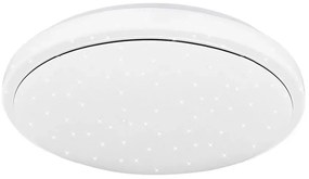 Nowoczesny plafon led z białym kloszem - V184-Dizi