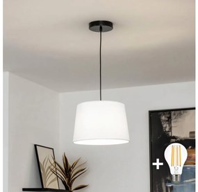 Brilagi - Lampa wisząca LED na przewodzie CERIA 1xE27/40W/230V Ø 30 cm biała