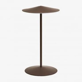 Bezprzewodowa Lampa Stołowa Led Do Użytku Zewnętrznego Z Żelaza Emilein Chocolate - Sklum