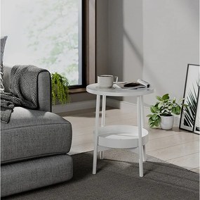 Stolik kawowy biały 40x40x47.5 riono