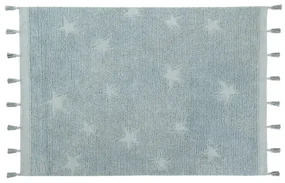 Dywan dziecięcy HIPPY STARS AQUA BLUE 120x175 niebieski LORENA CANALS