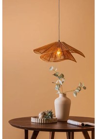 Lampa wisząca w kolorze złota z kloszem z plecionki papierowej ø 60 cm Sombra – Leitmotiv