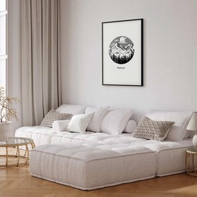 Plakat Zaginiona kraina 60x90 cm z ramą czarną z marginesem ARTGEIST B