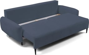 Sofa BOHO z funkcja spania i pojemnikiem CIENONIEBIESKI PERFECT HARMONY 77