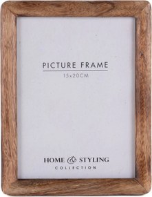 Drewniana ramka na zdjęcie, stojąca, z drewna mango