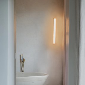 Lampa ścienna do łazienki mosiądz 62 cm z LED IP44 - Cascada Nowoczesny Oswietlenie wewnetrzne