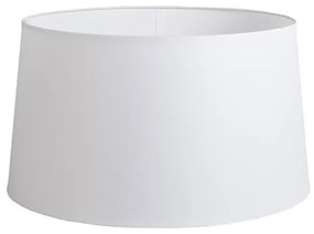 Abajur de linho branco 45 cm