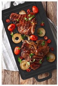 Żeliwna płyta grillowa 23x45,5 cm LITINA – Orion