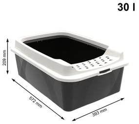 Kuweta dla kota 57,2x39,3 cm Eco Bonnie – Rotho