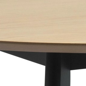 Okrągły stół z nierozkładanym blatem w kolorze drewna Roxby 105 cm