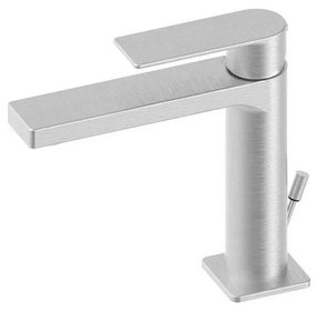 Paffoni - Bateria umywalkowa TANGO z korkiem odpływowym, stal nierdzewna