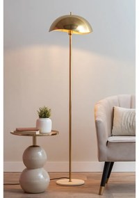 Lampa stojąca w kolorze złota z metalowym kloszem (wysokość 154 cm) Waved – Leitmotiv