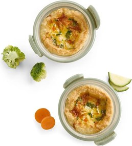 Szklane formy do pieczenia zestaw 4 szt. ø 9,5 cm – Lékué