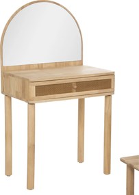 Toaletka dla dziewczynki CAMPAGNE z lusterkiem i taboretem