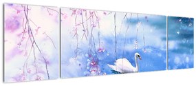 Obraz - Magiczne jezioro (170x50 cm)