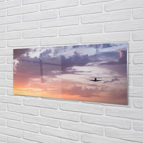 Panel nad Blat Kuchenny Samolot wśród Nocnych Chmur