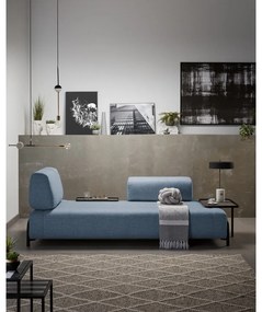 Niebieska sofa z podłokietnikami Kave Home Compo
