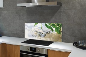 Szklany Panel Krystaliczny Plusk Wody