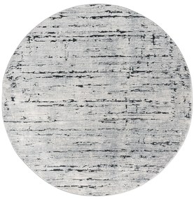 Dywan nowoczesny Stella szary melanż koło 195 cm x 195 cm
