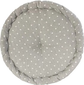 Poduszka do siedzenia na podłodze okrągła CONSTANCE, bawełna, Ø 40 x 12 cm