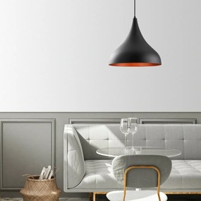 Lampa wisząca Berceste - N-1390, czarna