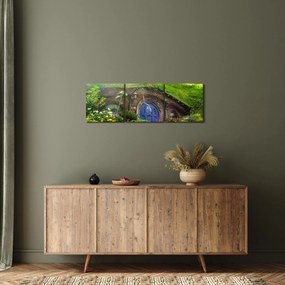 Obraz - Hobbit (z zegarem) (90x30 cm)