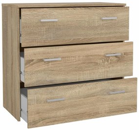 Komoda GARBO 3, dąb sonoma
