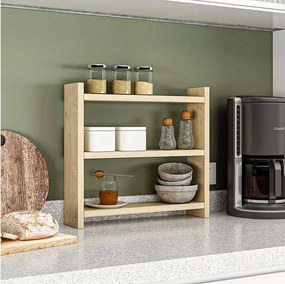 Półka kuchenna – 44 x 10 x 40 cm – Kolor szafirowy – Płyta wiórowa pokryta melaminą