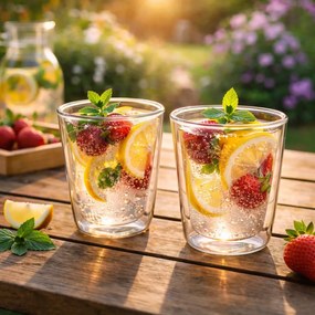 Tescoma 2-częściowy komplet szklanek termicznych myDRINK, 250 ml, M