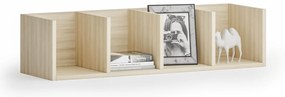 Półka ścienna 1000 x 310 x 250 mm, dąb naturalny
